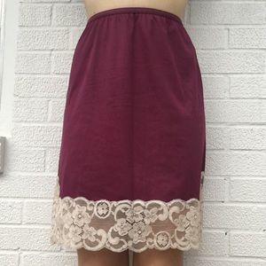 Purple Slip Skirt